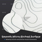 XVX Microcrystalline Mouse Pad Tempered Glass Photovoltaic New Upgrade FPS Electronic Sports Game Office