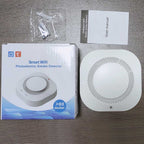 Tuya Smart Zigbee Smoke Detector Smart Fire Alarm Progressive Sound Photoelectric Smoke Sensor