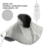 Neck & Shoulders Heating Wrap Lava, Mist Gray-3