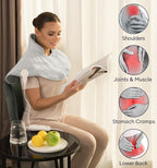 Neck & Shoulders Heating Wrap Lava, Mist Gray-1