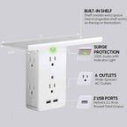 8-Port Multi-Function US Standard Socket