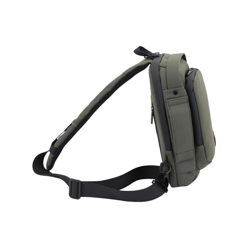 FireBar Labs Smell Proof Executive Tech Cross Body w/USB-C Fast Charge Port - Hidden Lock