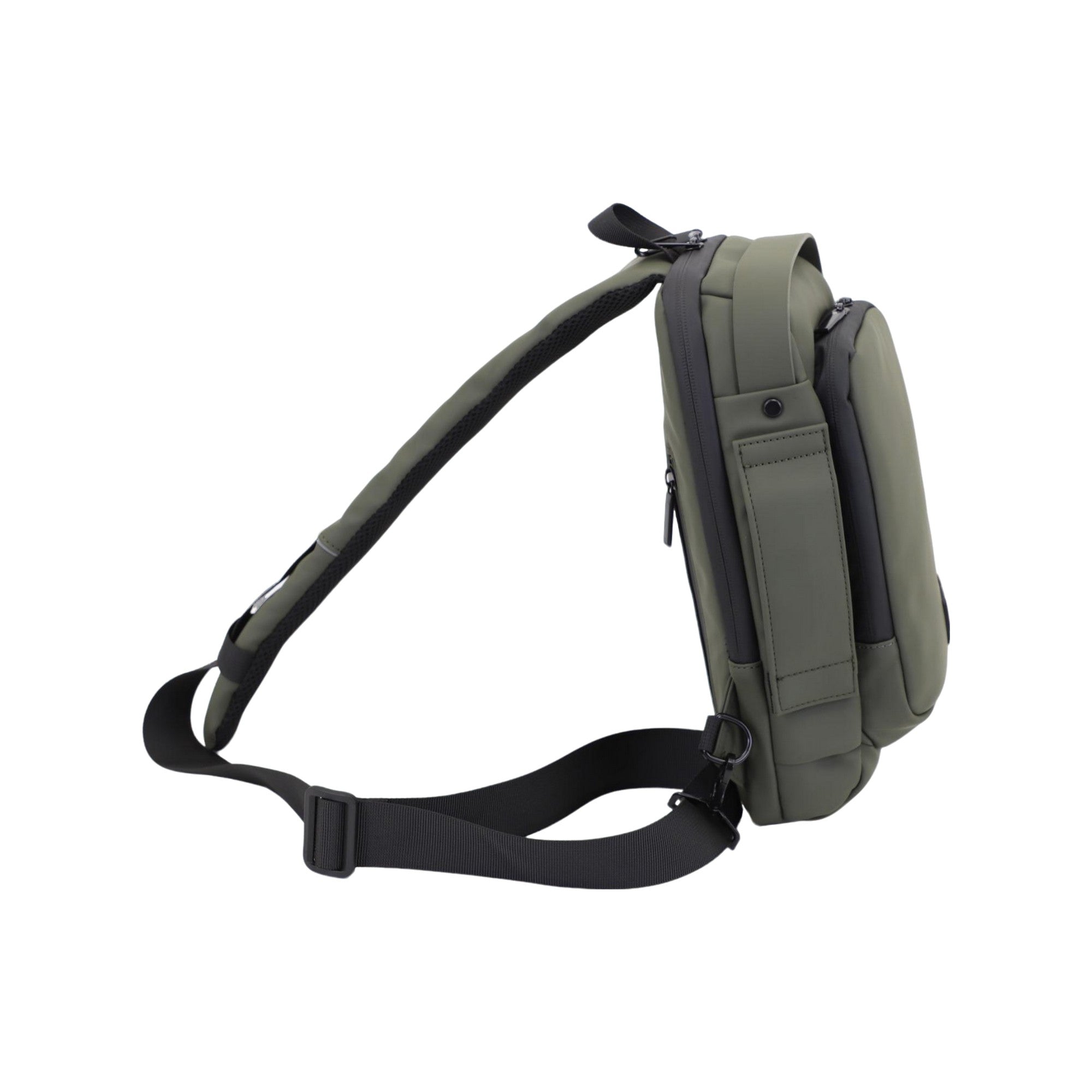FireBar Labs Smell Proof Executive Tech Cross Body w/USB-C Fast Charge Port - Hidden Lock