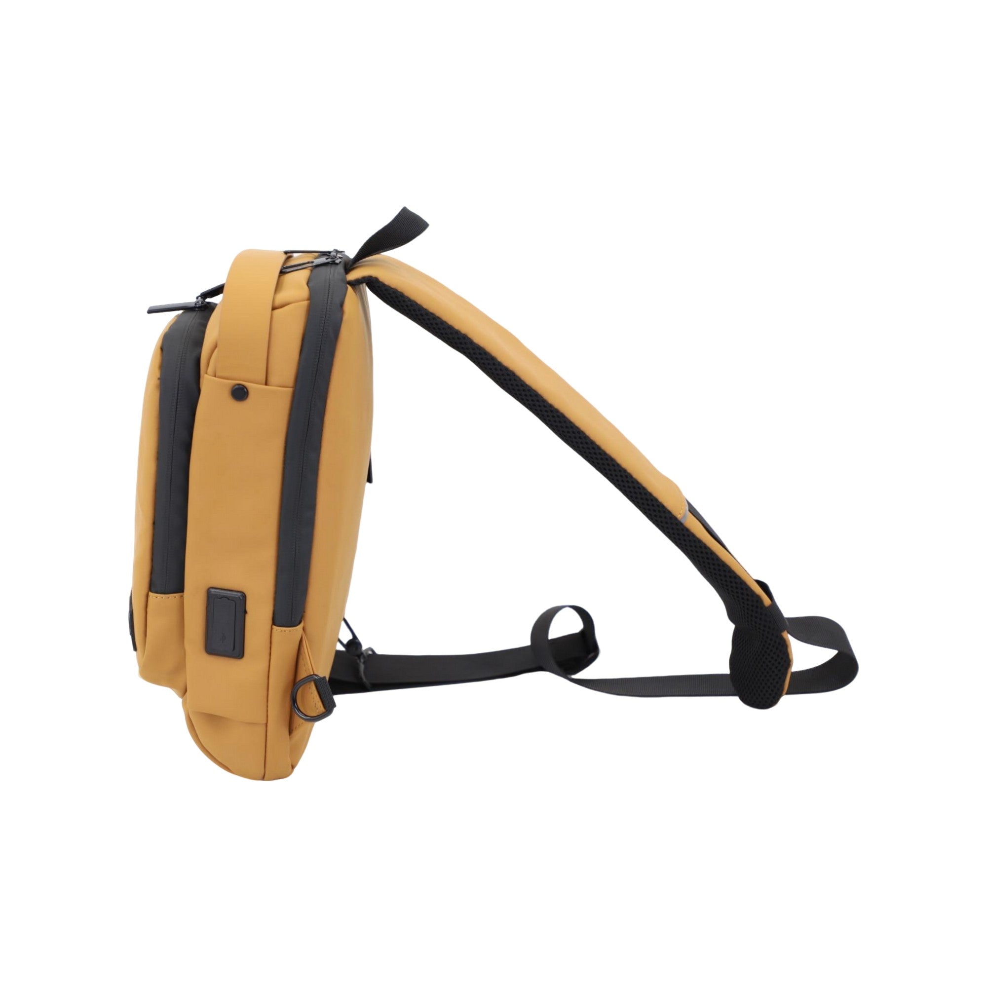 FireBar Labs Smell Proof Executive Tech Cross Body w/USB-C Fast Charge Port - Hidden Lock