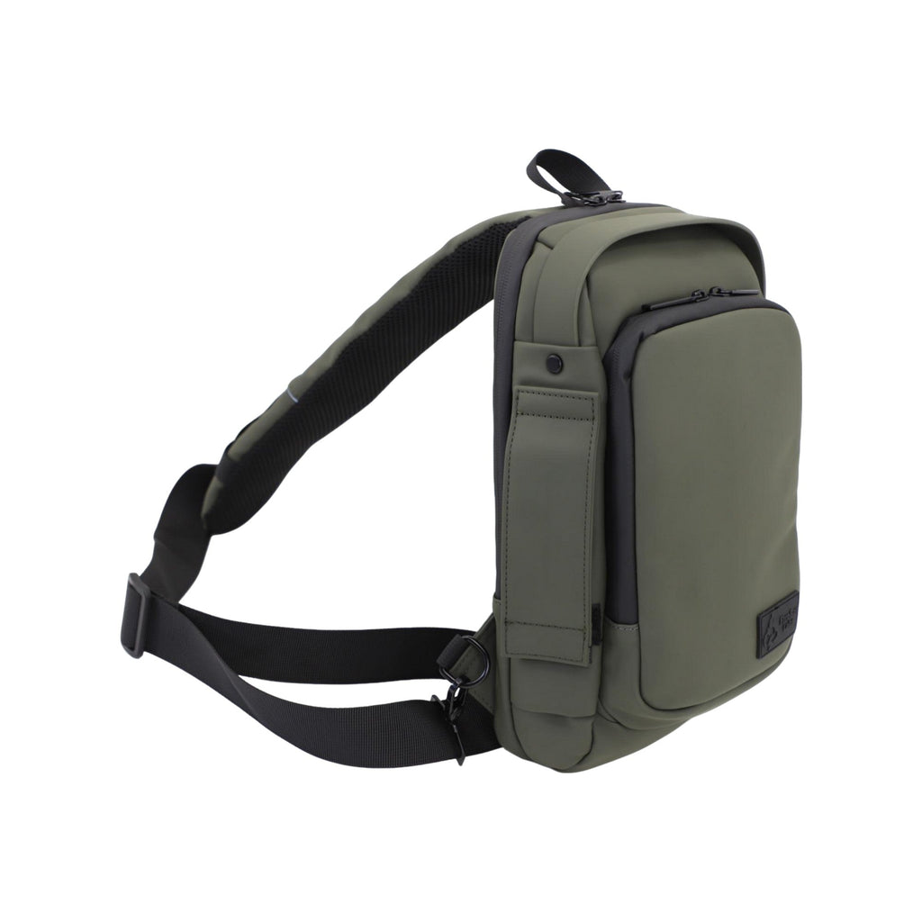 FireBar Labs Smell Proof Executive Tech Cross Body w/USB-C Fast Charge Port - Hidden Lock