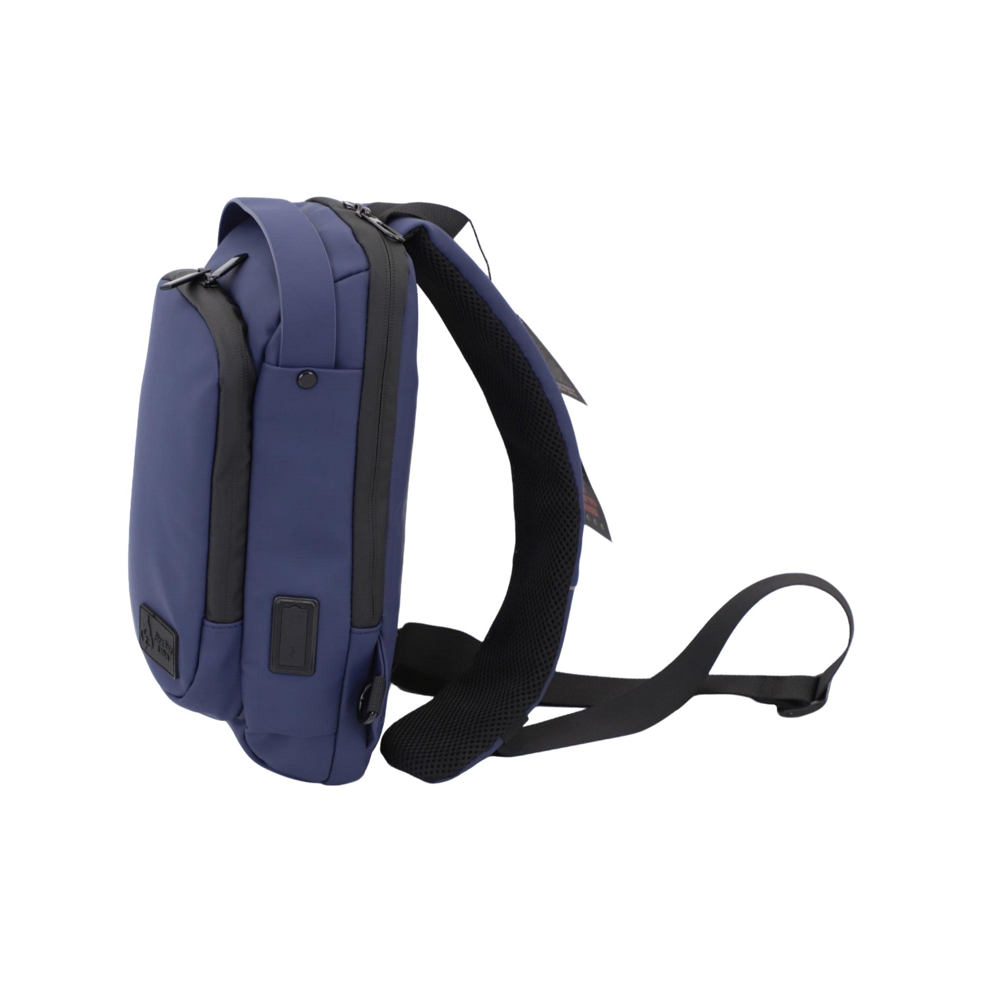 FireBar Labs Smell Proof Executive Tech Cross Body w/USB-C Fast Charge Port - Hidden Lock