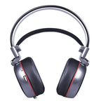 STEVVEX N43 Stereo Gaming Headset 7.1 Virtual Surround Bass Gaming Earphone Headphone with Mic LED Light for Computer PC Gamer (N43)
