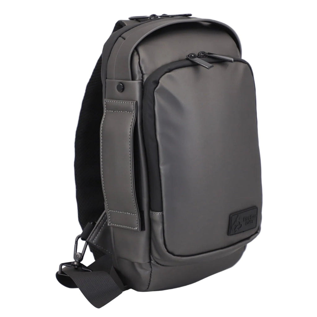 FireBar Labs Smell Proof Executive Tech Cross Body w/USB-C Fast Charge Port - Hidden Lock