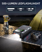 4-in-1 5000A Car Jump Starter with Air Compressor