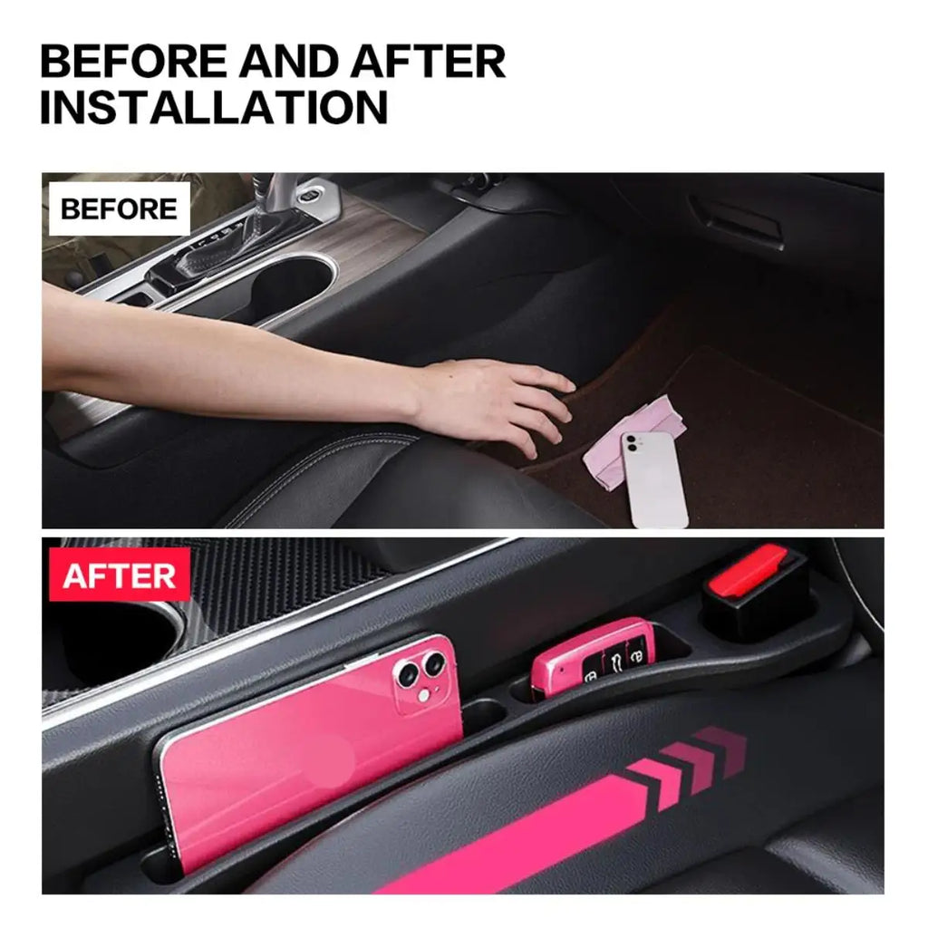 Car Seat Gap Filler Organizer (1 Pair)