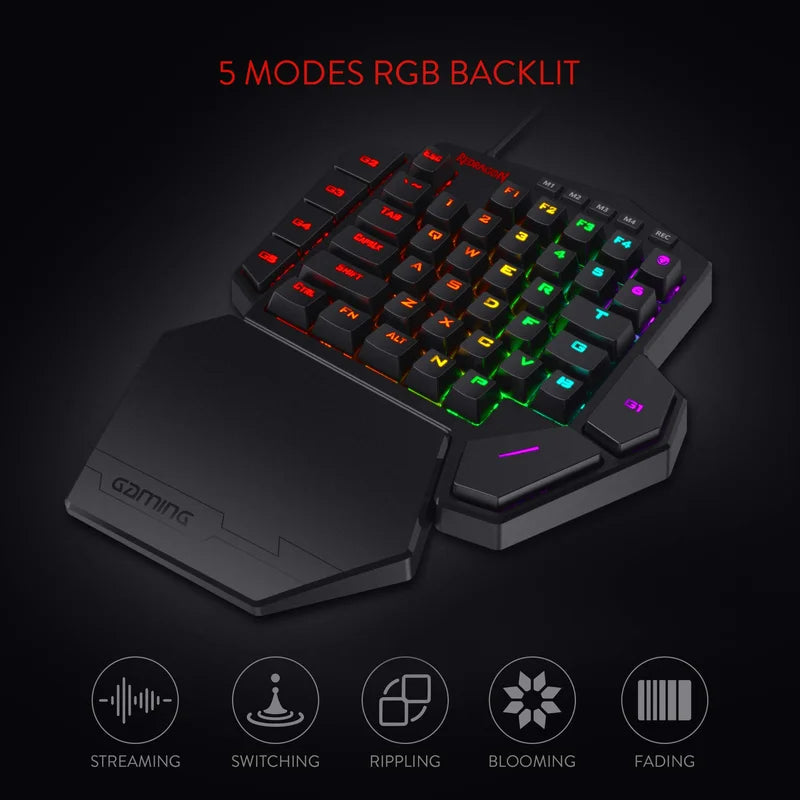 Redragon K585 One-Handed RGB Gaming Keypad