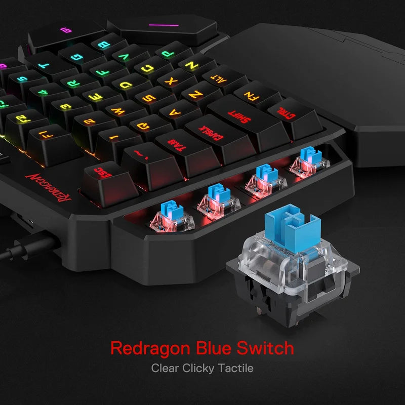 Redragon K585 One-Handed RGB Gaming Keypad