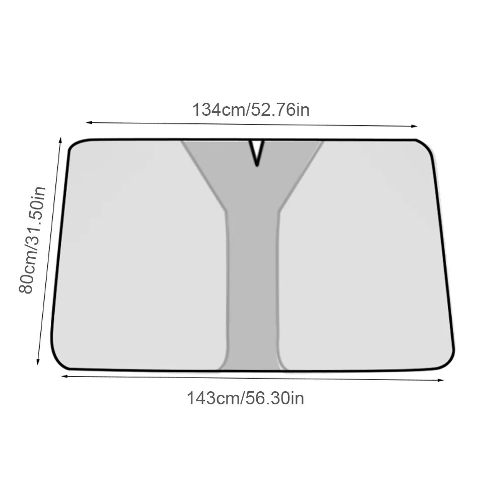 UV Reflective Car Windshield Sunshade