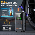4-in-1 5000A Car Jump Starter with Air Compressor