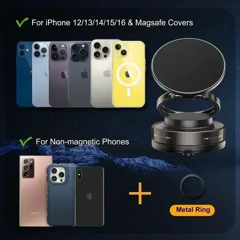360° Magnetic Car Phone Holder (MagSafe)