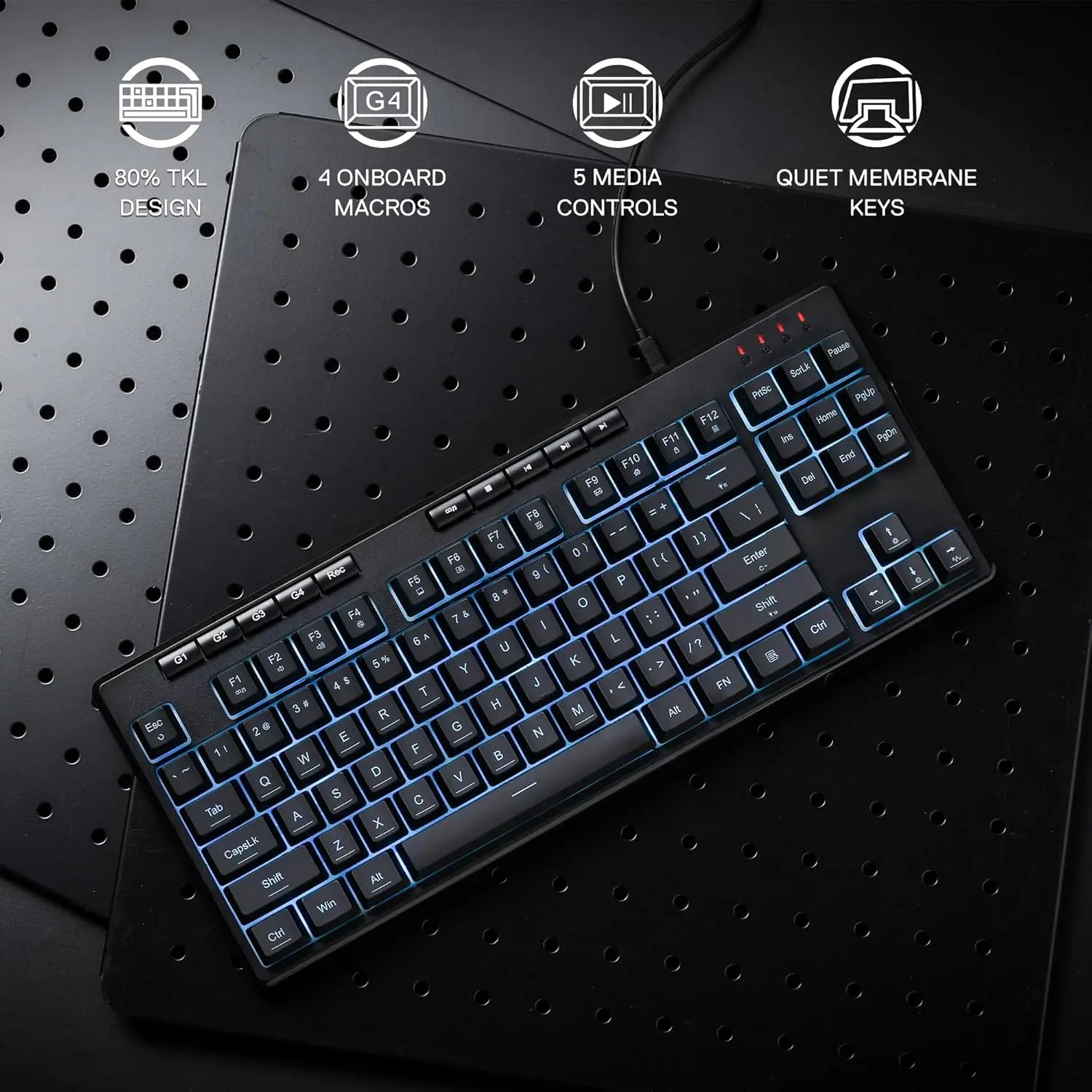 Redragon K516 Shiva TKL RGB Gaming Keyboard