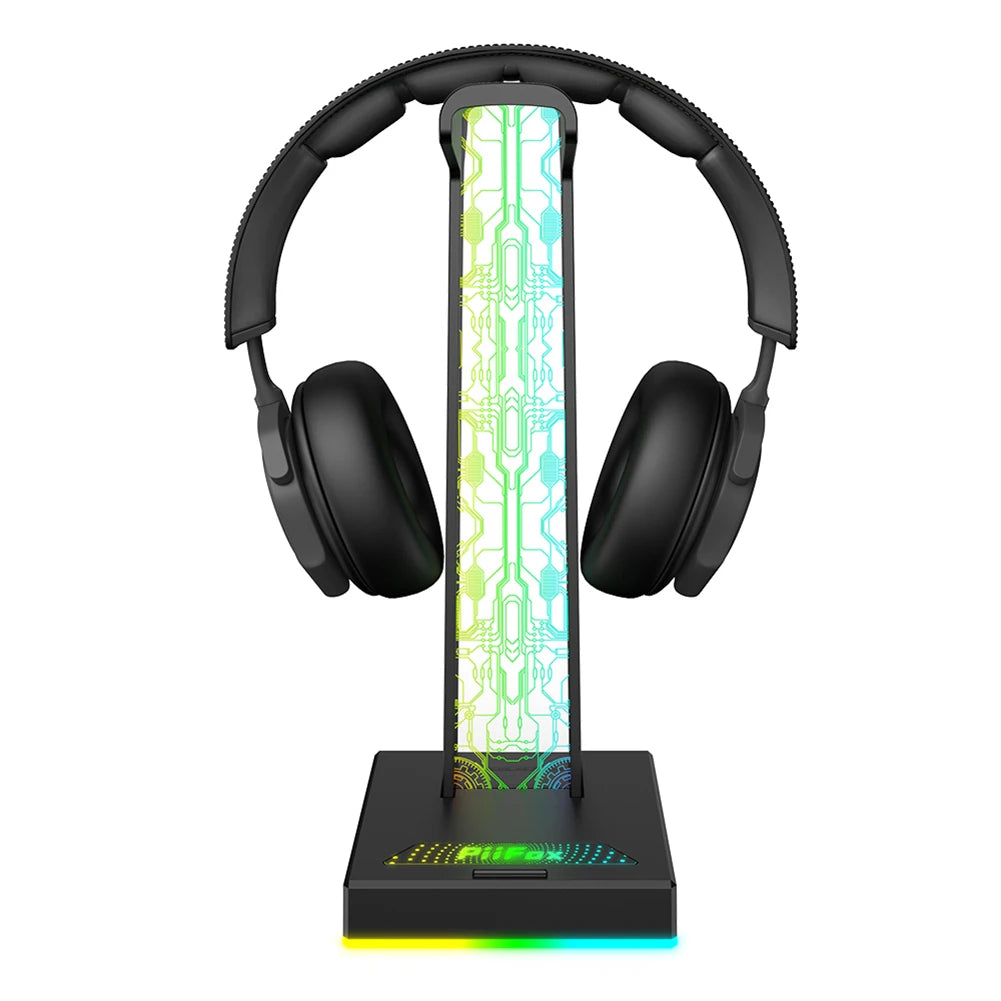 RGB Headphone Stand with 10 Lighting Modes