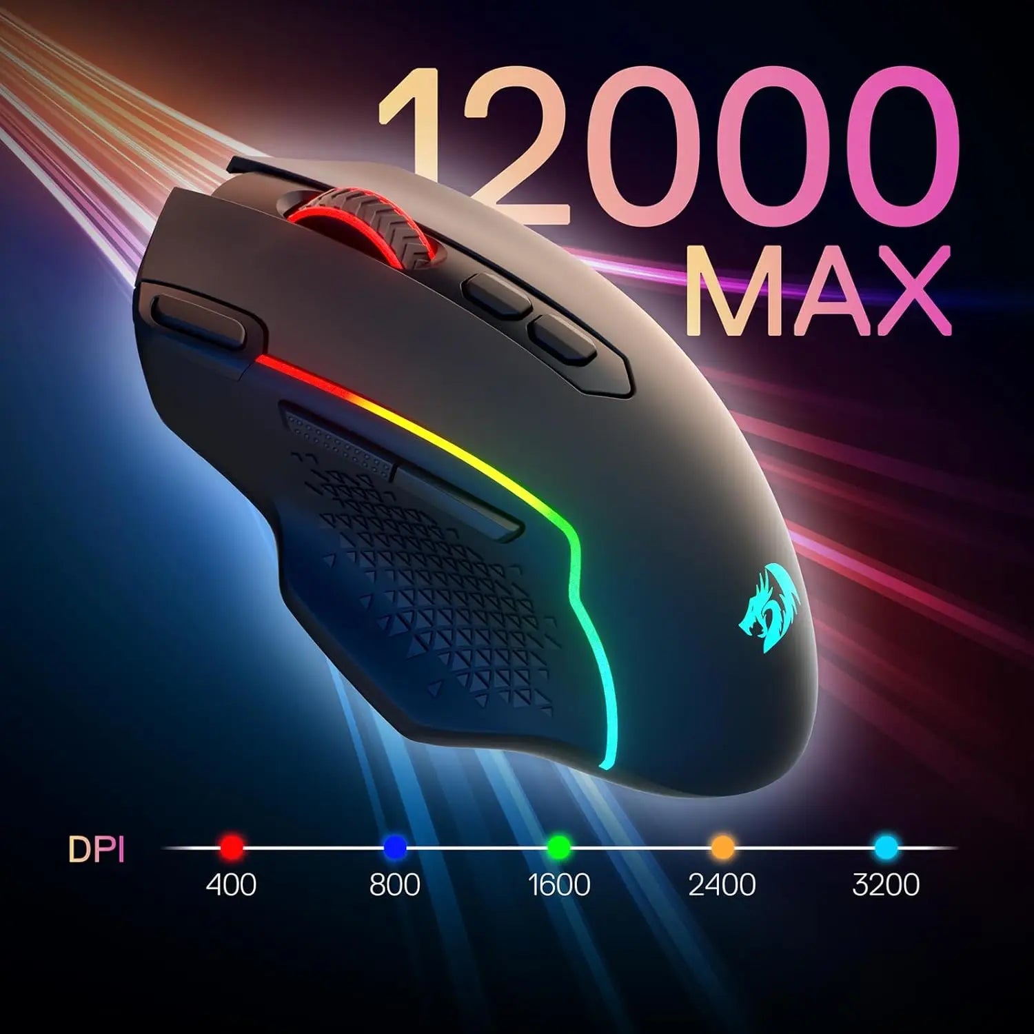 Redragon M810 MAX Wireless RGB Gaming Mouse