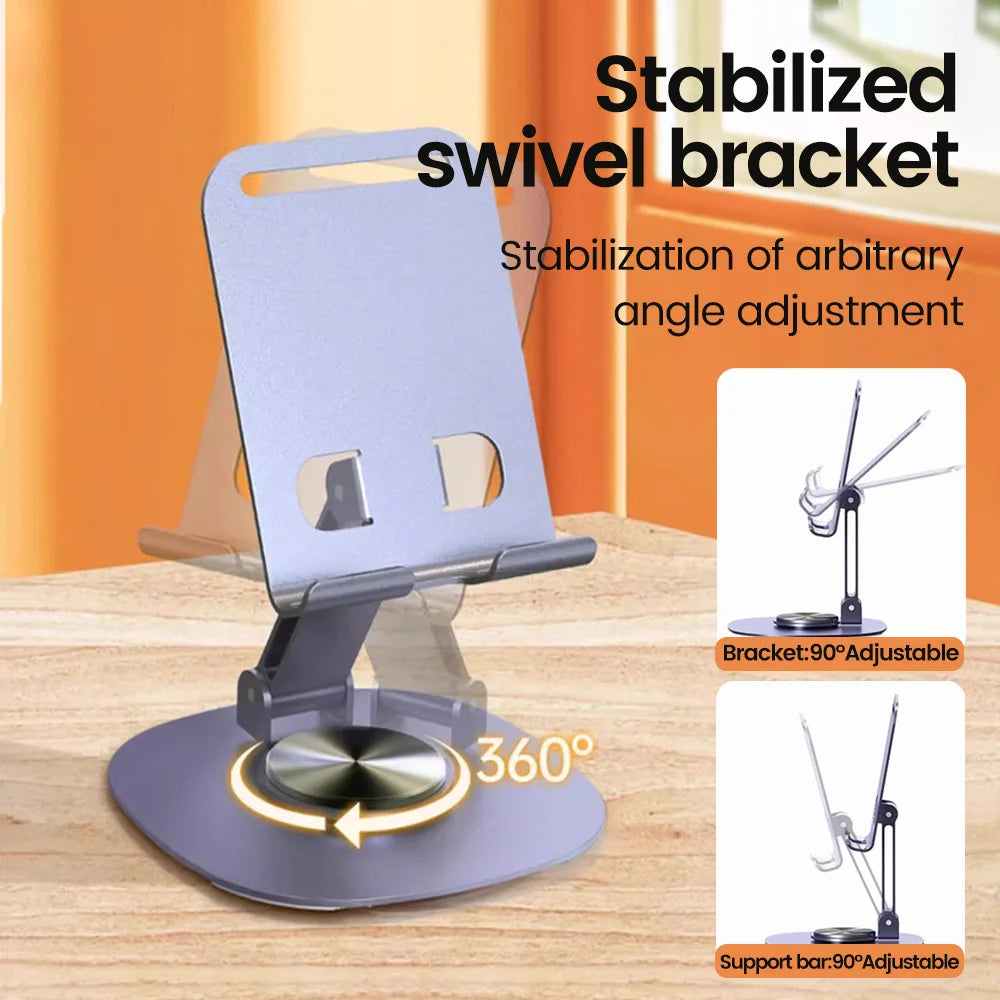 Adjustable 360° Metal Phone & Tablet Stand