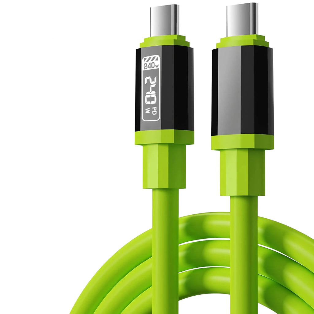 240W Type-C Fast Charging Cable with Power Display