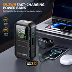 4-in-1 5000A Car Jump Starter with Air Compressor