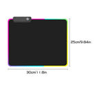 RGB LED Gaming Mouse Pad (8 Modes)