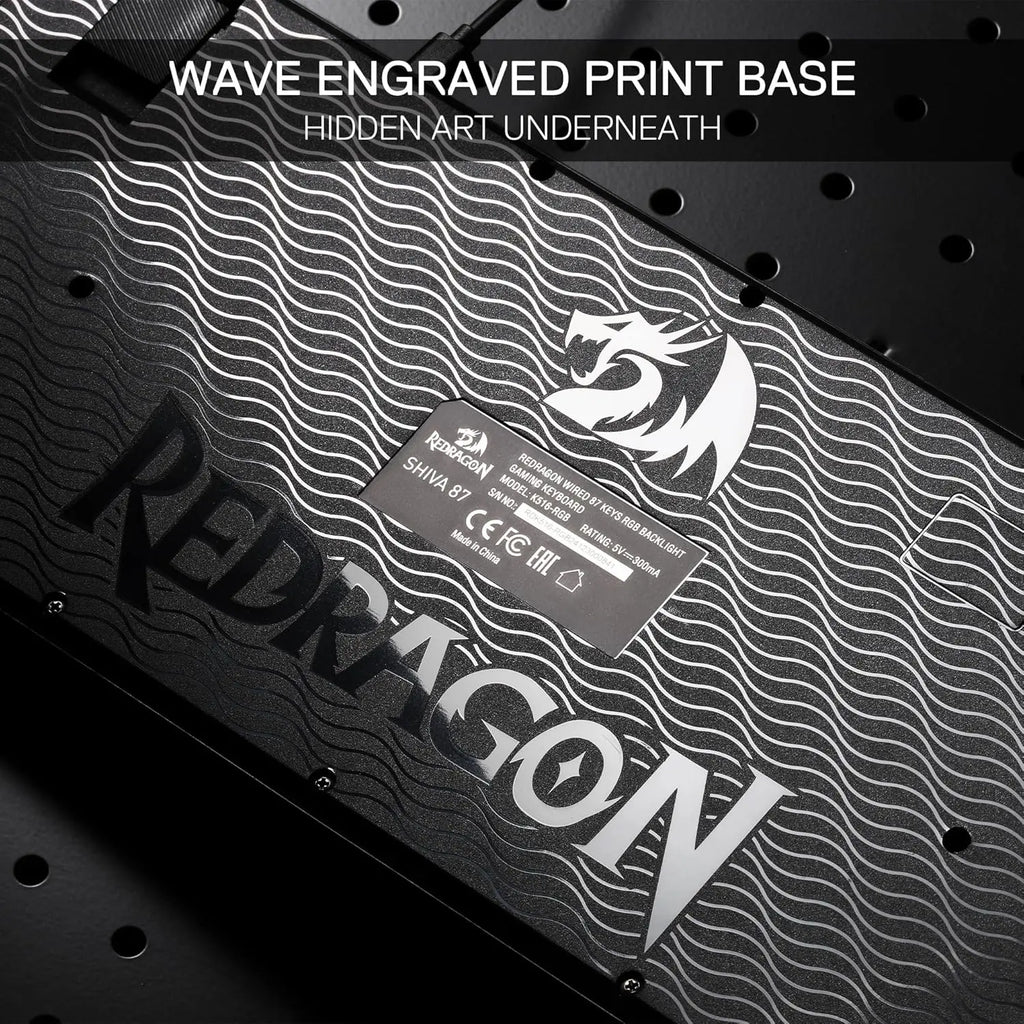 Redragon K516 Shiva TKL RGB Gaming Keyboard
