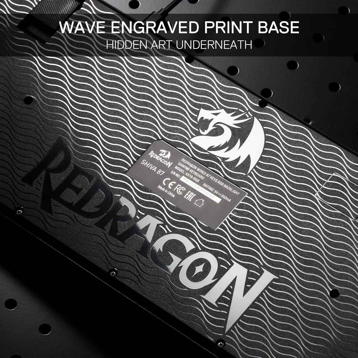 Redragon K516 Shiva TKL RGB Gaming Keyboard