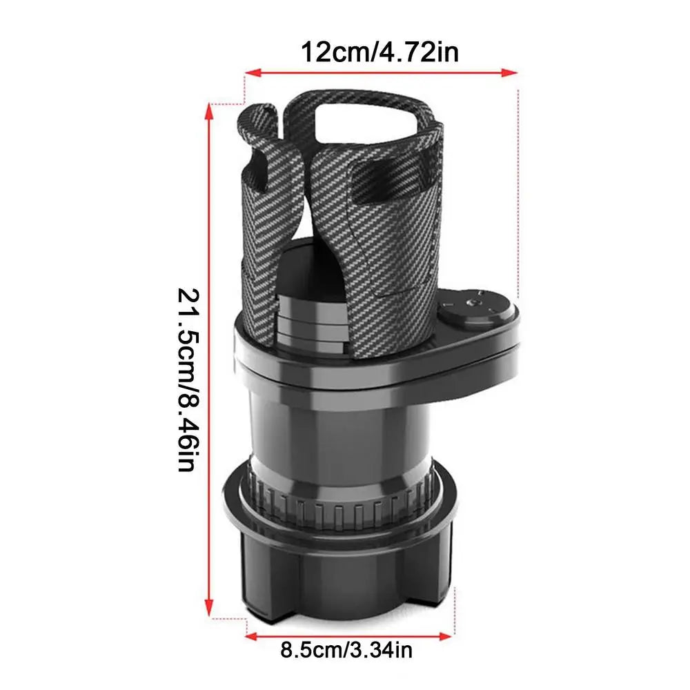 2-in-1 Adjustable Car Cup Holder Extender