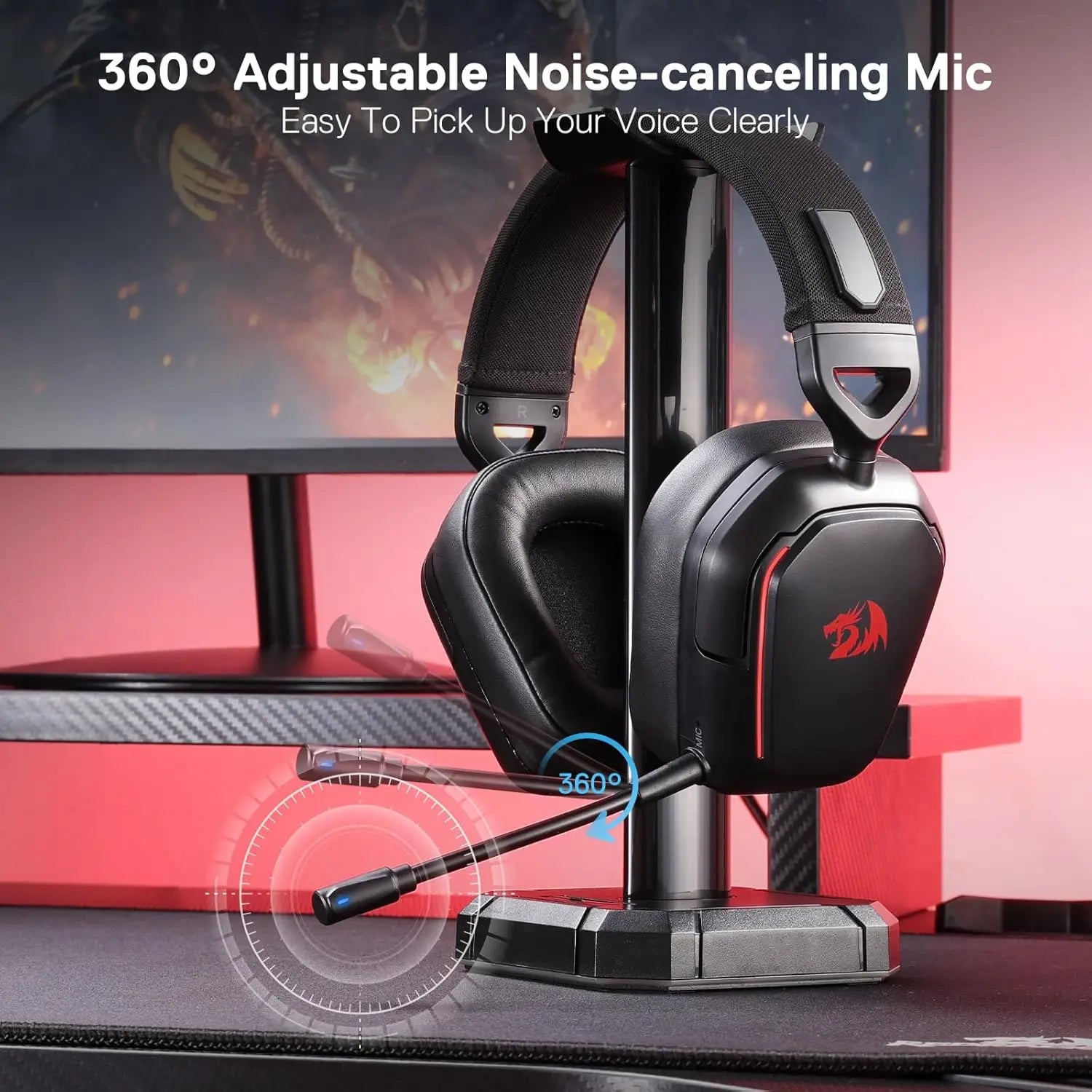 Redragon H868 Wireless RGB Gaming Headset (7.1)