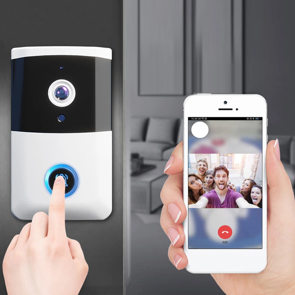 WiFi Video Doorbell Camera (2-Way Audio)
