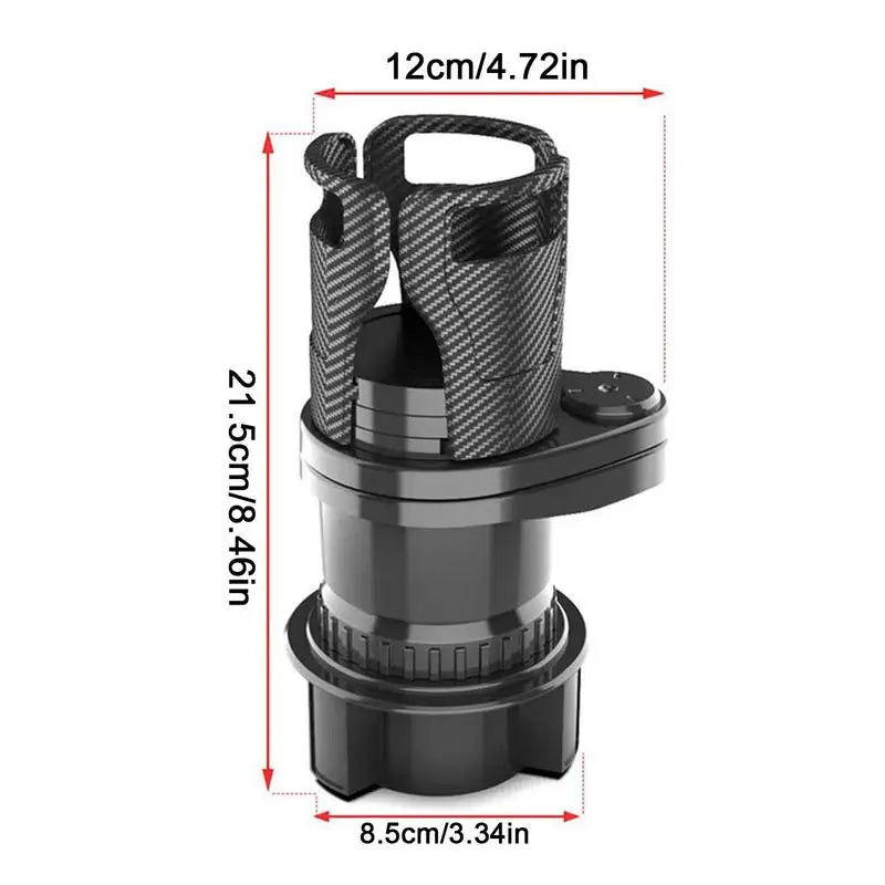 2-in-1 Adjustable Car Cup Holder Extender