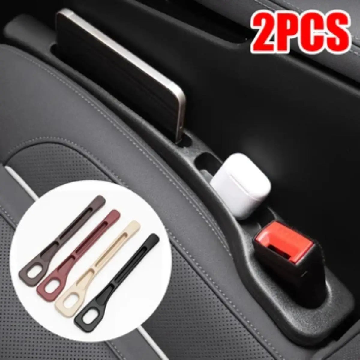 Car Seat Gap Filler Organizer (1 Pair)