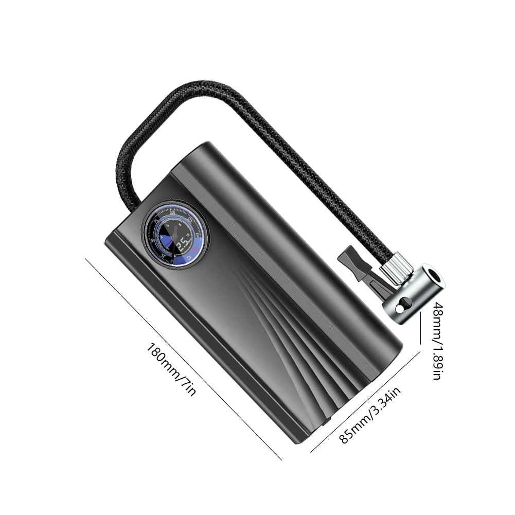 12V Portable Tire Inflator Air Compressor
