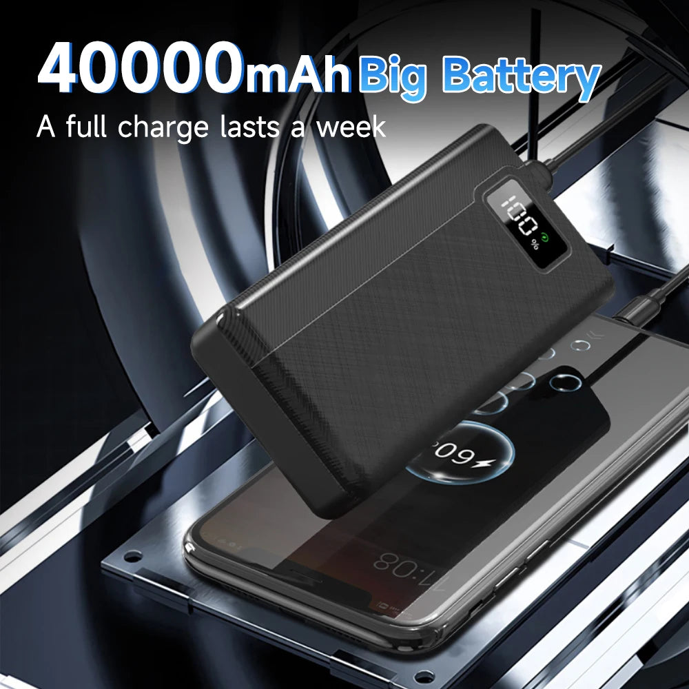 40000mAh Fast Charging Power Bank (4 USB)