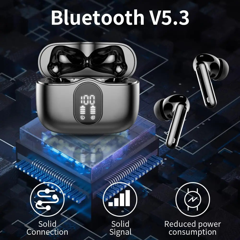 Bluetooth 5.3 Wireless Earbuds (36H Playtime)