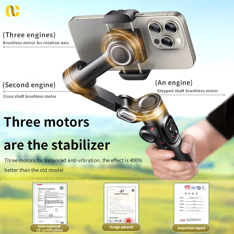 AOCHUAN XE 3-Axis Smartphone Gimbal Stabilizer