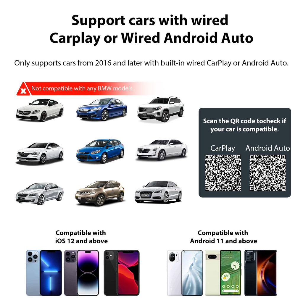 Wireless CarPlay & Android Auto Adapter