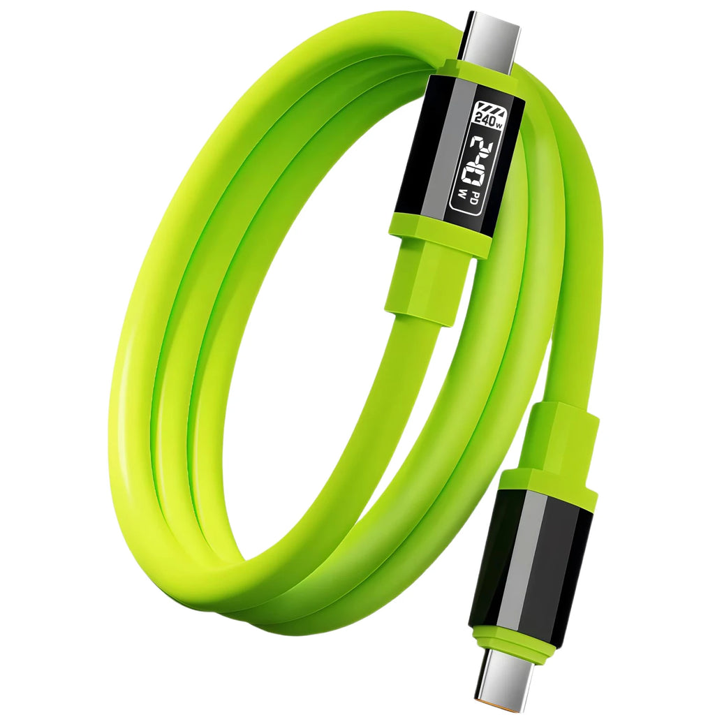 240W Type-C Fast Charging Cable with Power Display