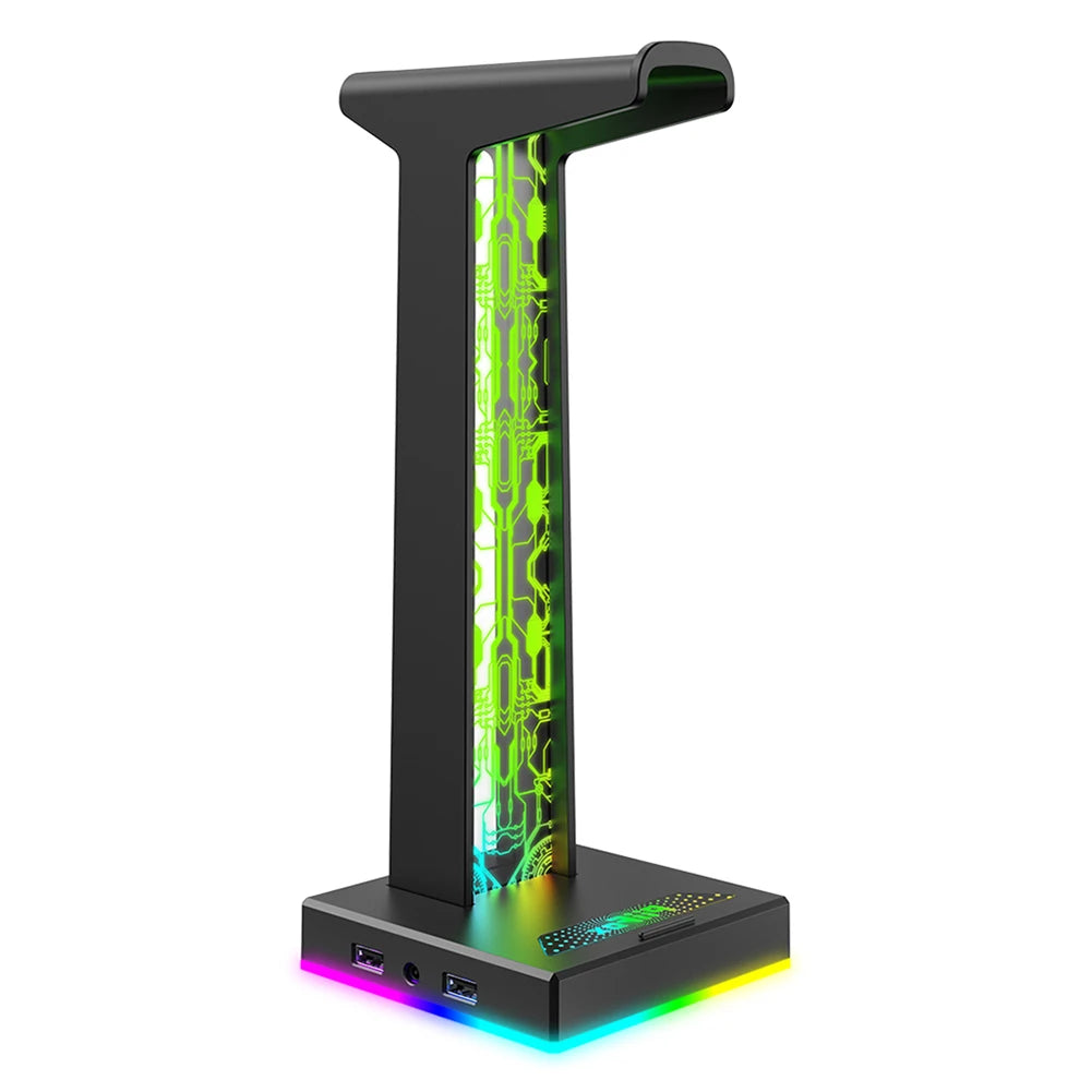 RGB Headphone Stand with 10 Lighting Modes