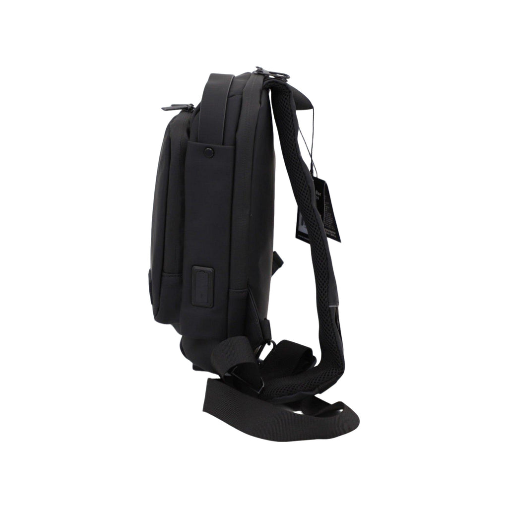 FireBar Labs Smell Proof Executive Tech Cross Body w/USB-C Fast Charge Port - Hidden Lock