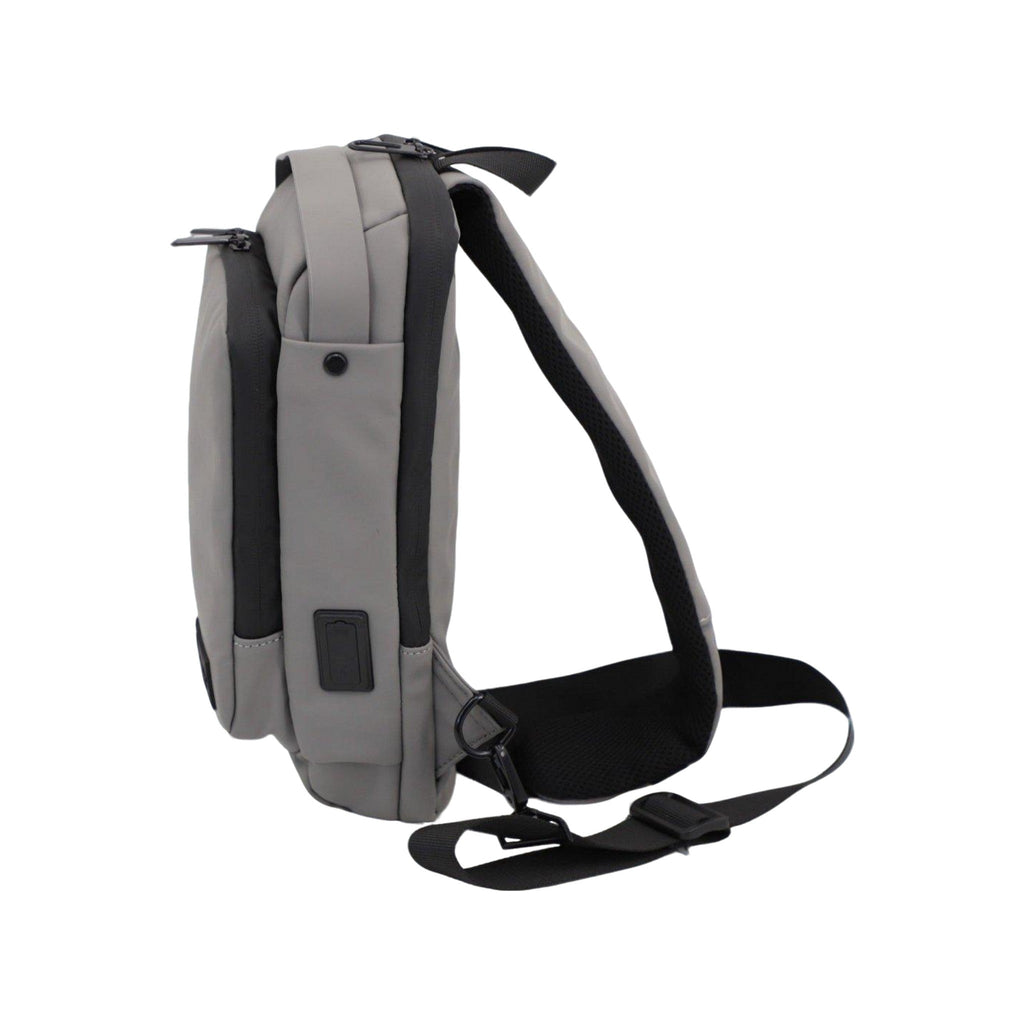 FireBar Labs Smell Proof Executive Tech Cross Body w/USB-C Fast Charge Port - Hidden Lock