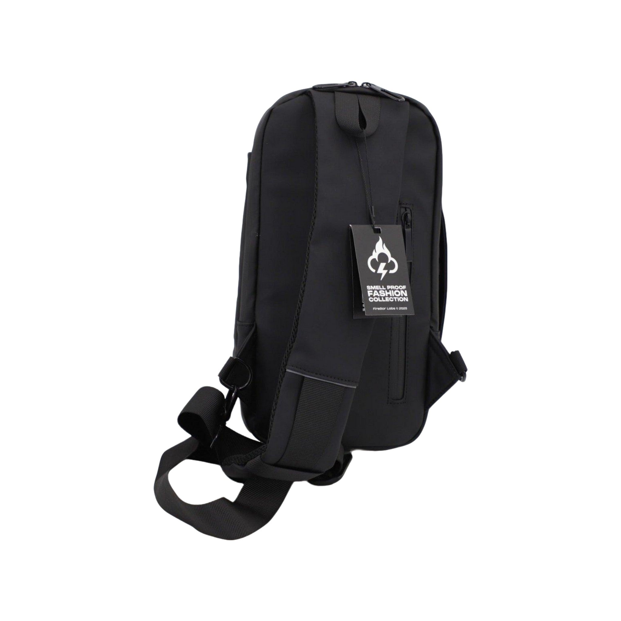 FireBar Labs Smell Proof Executive Tech Cross Body w/USB-C Fast Charge Port - Hidden Lock