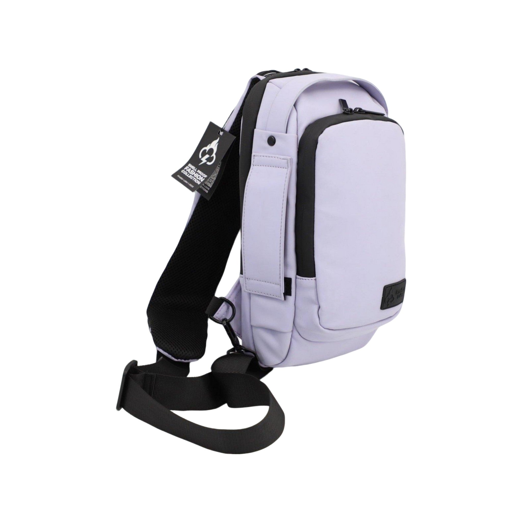 FireBar Labs Smell Proof Executive Tech Cross Body w/USB-C Fast Charge Port - Hidden Lock