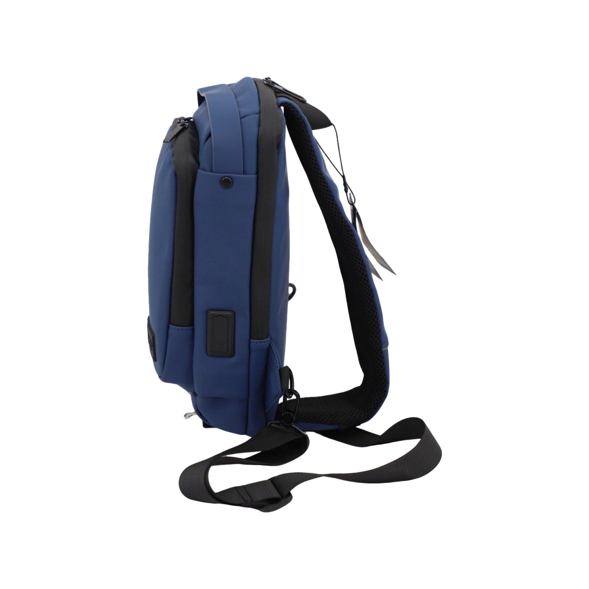 FireBar Labs Smell Proof Executive Tech Cross Body w/USB-C Fast Charge Port - Hidden Lock