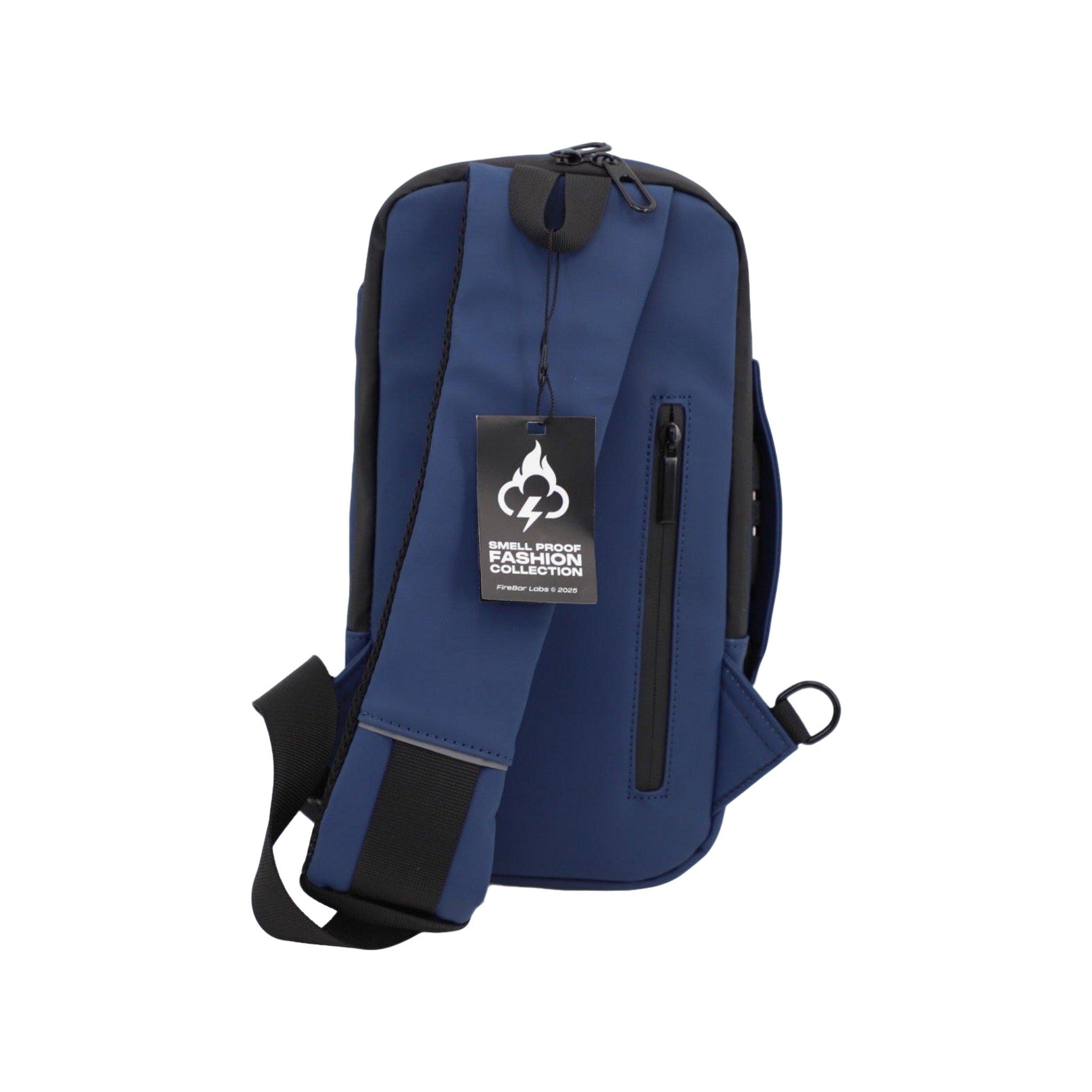 FireBar Labs Smell Proof Executive Tech Cross Body w/USB-C Fast Charge Port - Hidden Lock
