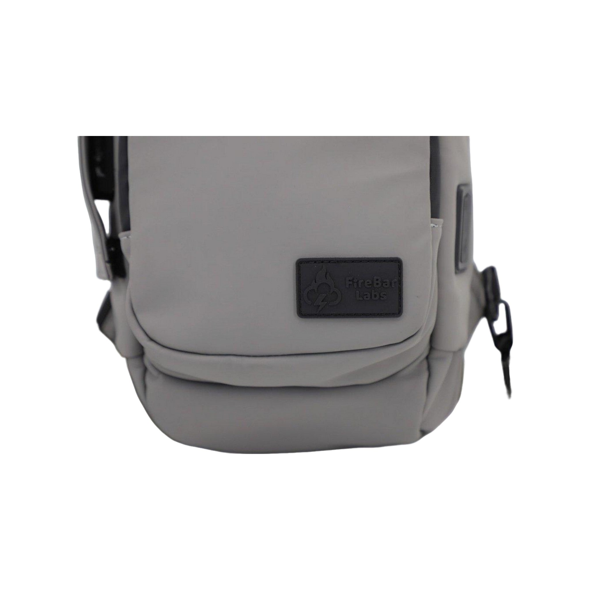 FireBar Labs Smell Proof Executive Tech Cross Body w/USB-C Fast Charge Port - Hidden Lock