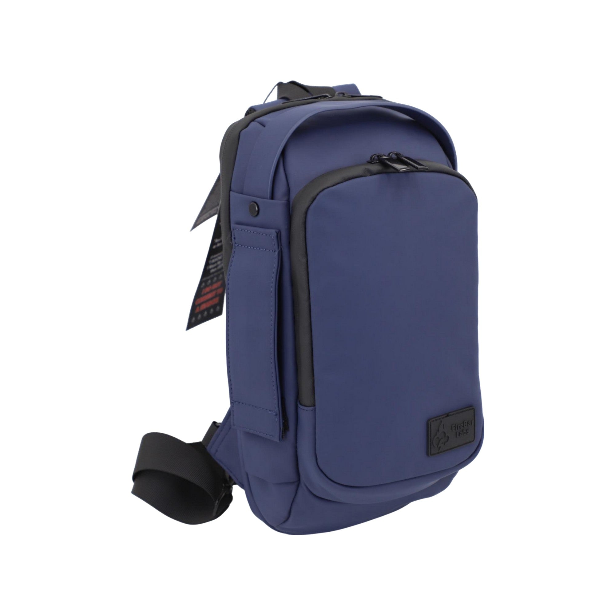 FireBar Labs Smell Proof Executive Tech Cross Body w/USB-C Fast Charge Port - Hidden Lock