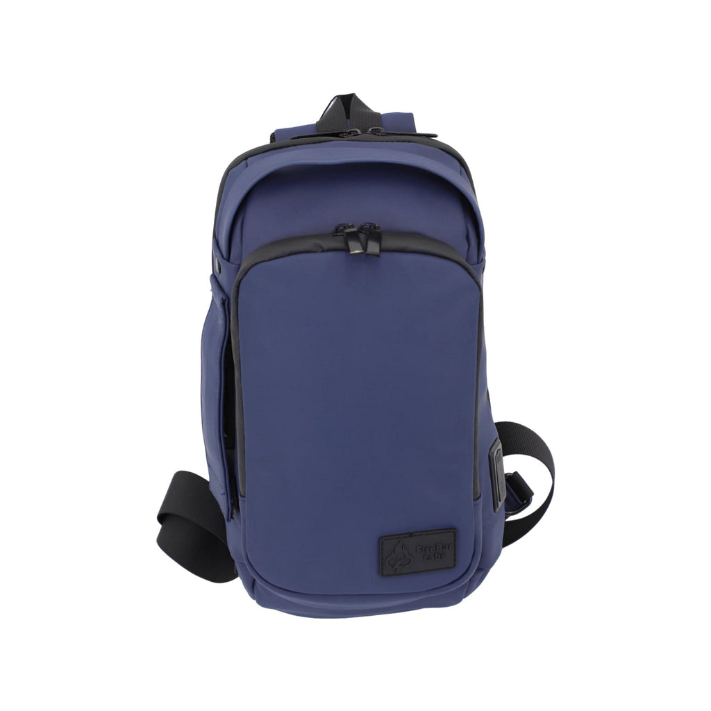 FireBar Labs Smell Proof Executive Tech Cross Body w/USB-C Fast Charge Port - Hidden Lock