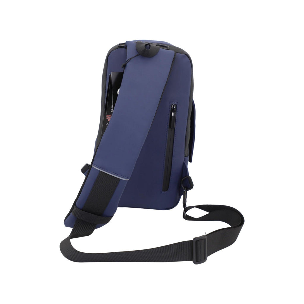 FireBar Labs Smell Proof Executive Tech Cross Body w/USB-C Fast Charge Port - Hidden Lock
